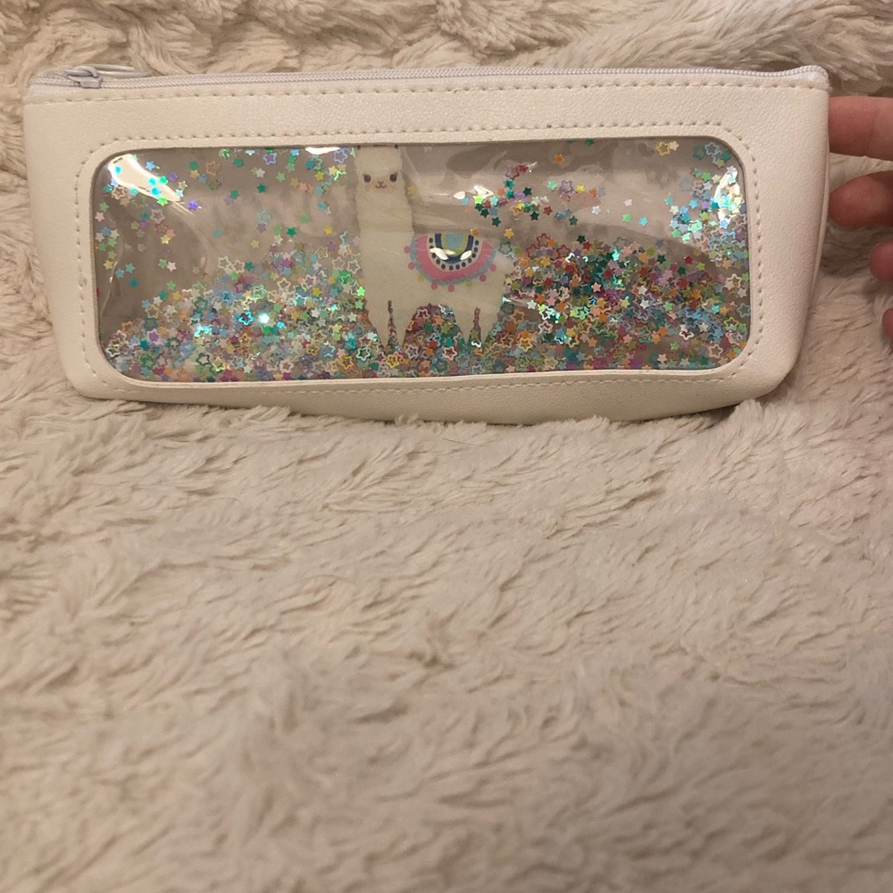 Packsac Glittery Llama Pencil Case